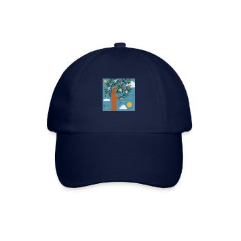 Nachhaltige Welt - Baseballkappe - Blau/Blau - Vorne