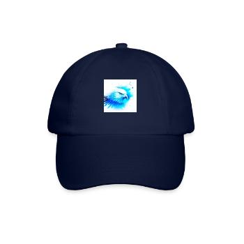 White Animal Adler - Baseballkappe - Blau/Blau - Vorne