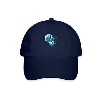 Dinosaur Head - Baseball Cap - blue/blue - Front