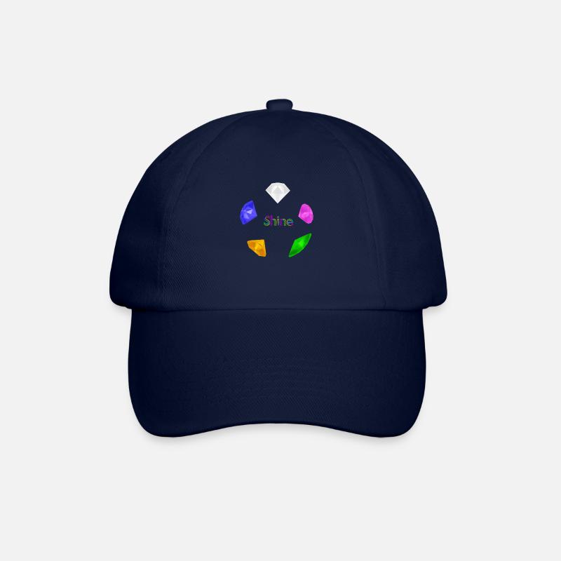 Cercle de pierre précieuse, Shine - Casquette classique - bleu/bleu