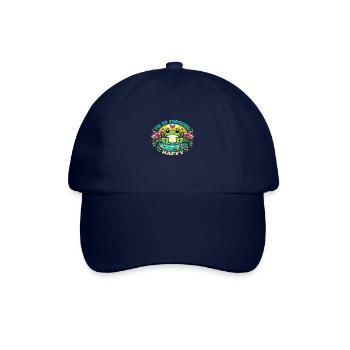 I´m so Frogging Happy - Baseballkappe - Blau/Blau - Vorne
