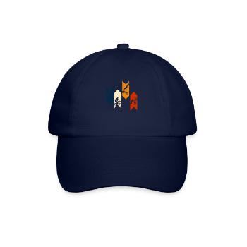 Vintage retro bike - bike gift idea - Baseball Cap - blue/blue - Front