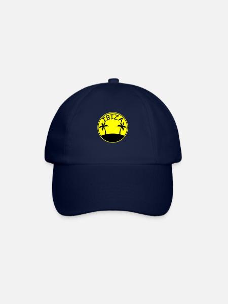 Palmiers de l’île Ibiza - Casquette classique - bleu/bleu