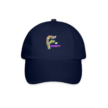 F like fruity - bunte Cornflakes - Baseballkappe - Blau/Blau - Vorne