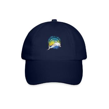 Dolphin - Baseball Cap - blue/blue - Front