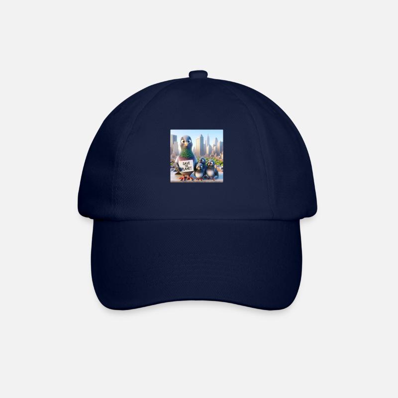 Famille de pigeons - Casquette classique - bleu/bleu