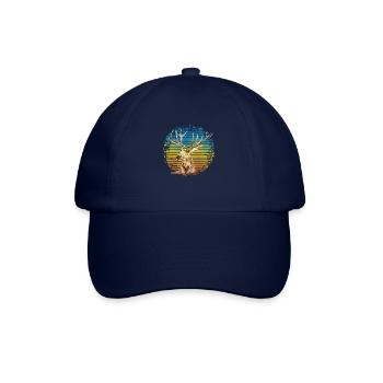 Hirsch - Baseballkappe - Blau/Blau - Vorne