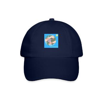 FEMME QUI NOURRIR LES MONDE - Baseballkappe - Blau/Blau - Vorne