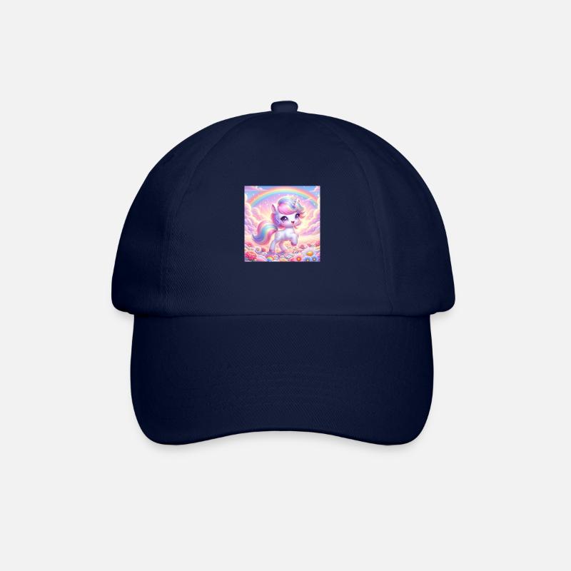 Licorne de dessin animé 2 - Casquette classique - bleu/bleu
