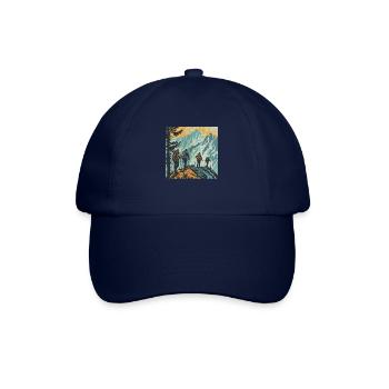 Randonnée, Randonnée, Montagnes, Nature, Camping, Sommet, Alpes - Casquette classique - bleu/bleu - Devant