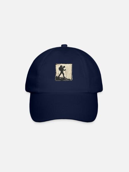 Hiking, Hiking, Mountains, Nature, Camping, Summit, Alps - Baseball Cap - blue/blue