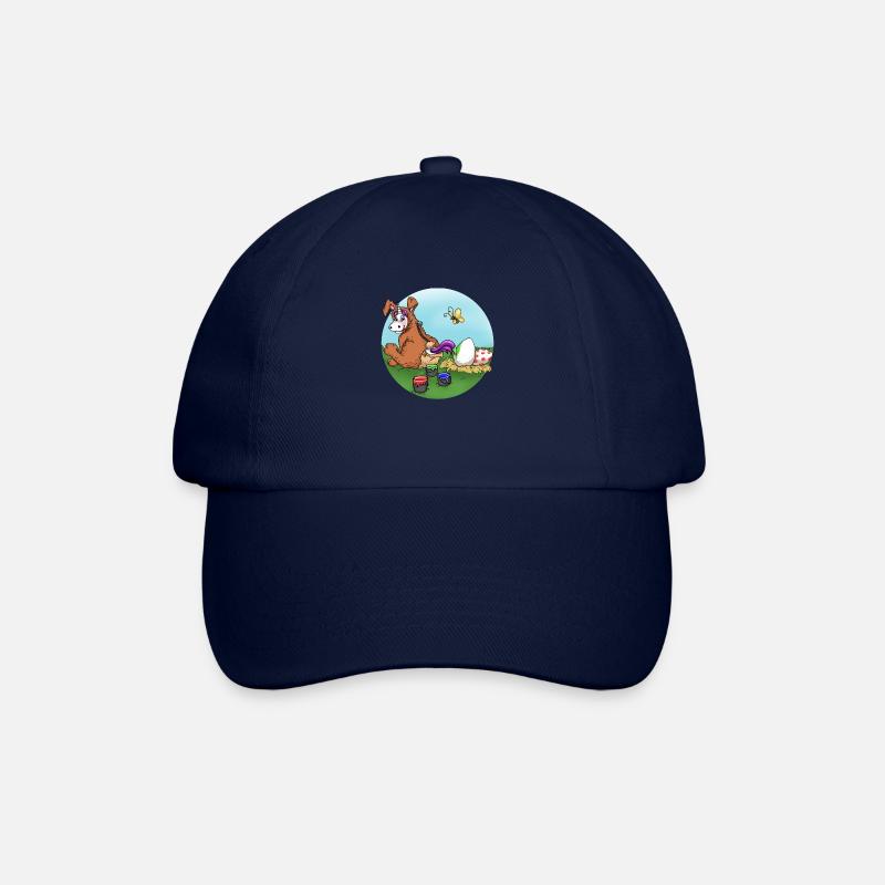 Osterhase - Baseballkappe - Blau/Blau
