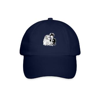 Bride and Groom Anime Illustration - Baseball Cap - blue/blue - Front