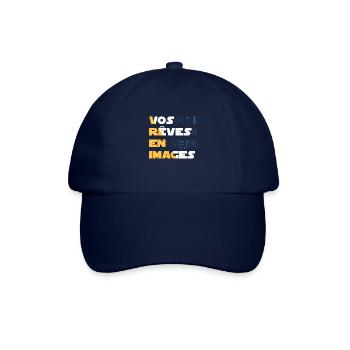 Photographe Vos rêves en images - Casquette classique - bleu/bleu - Devant