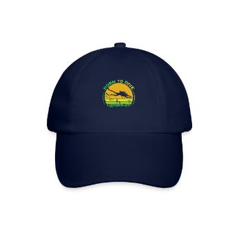 Born to Dive - Casquette classique - bleu/bleu - Devant
