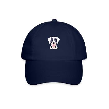 Dalmatian Dog Black White - Baseball Cap - blue/blue - Front
