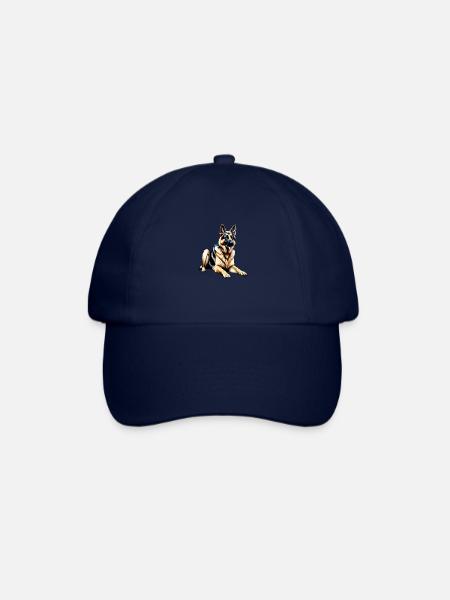 Deutscher Schäferhund - Baseballkappe - Blau/Blau