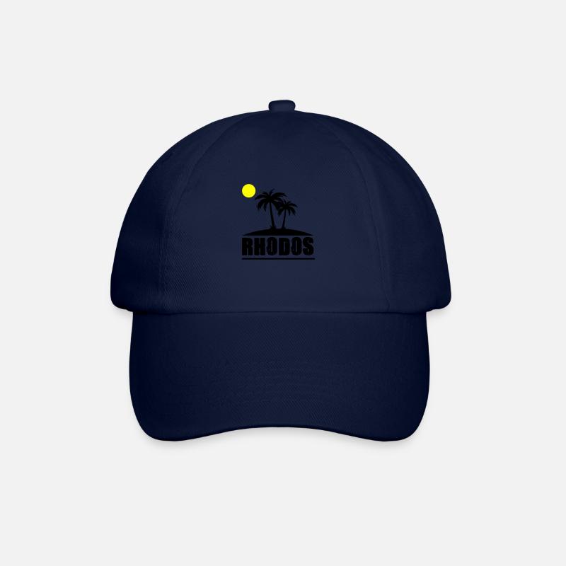rhodos - Baseballkappe - Blau/Blau
