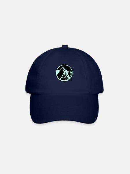 Montagnes Montagnes 1 - Casquette classique - bleu/bleu