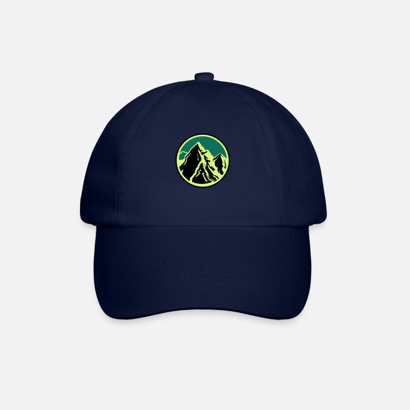 Berge Gebirge - Baseballkappe - Blau/Blau