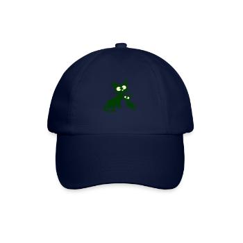 Chat fou Maman Papa Chaton Enfant Chaton Fun - Casquette classique - bleu/bleu - Devant
