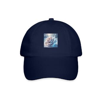 Schnee Rose IV - Baseballkappe - Blau/Blau - Vorne