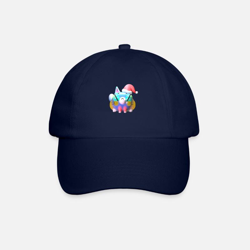 Miaui Christmas! - Baseballkappe - Blau/Blau