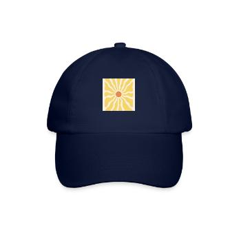 Sunbeams as sunflowers - Baseball Cap - blue/blue - Front