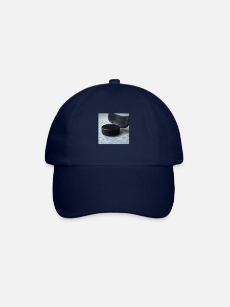 Eishockey - Schläger und Puck - Baseballkappe - Blau/Blau
