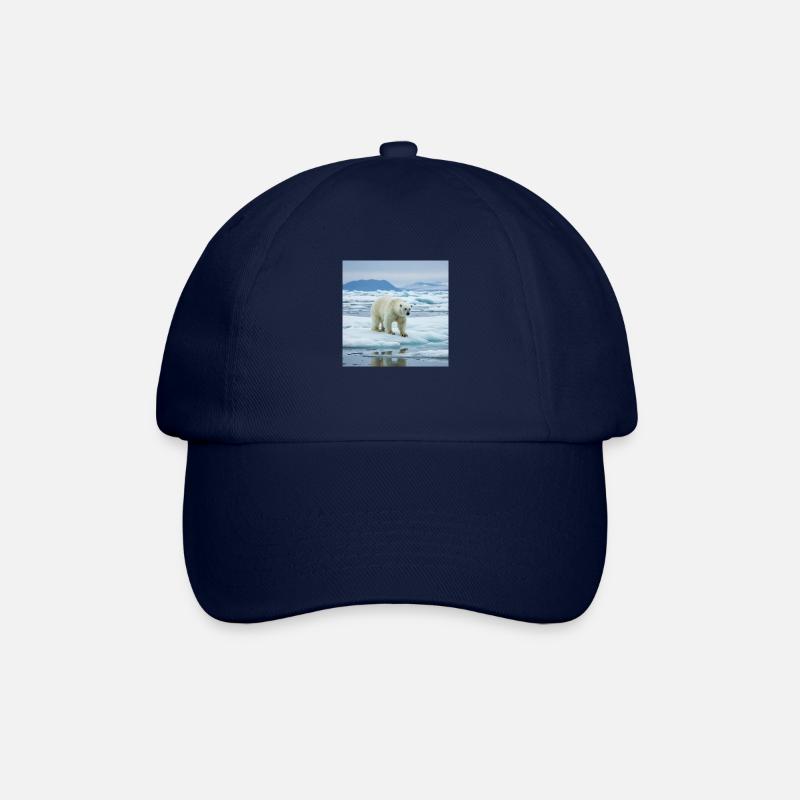 L’ours polaire à la maison - Casquette classique - bleu/bleu