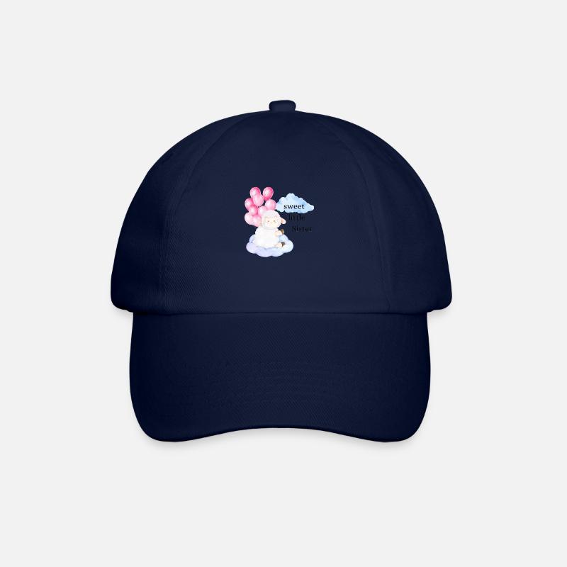 sweet little sister Schaf - Baseballkappe - Blau/Blau