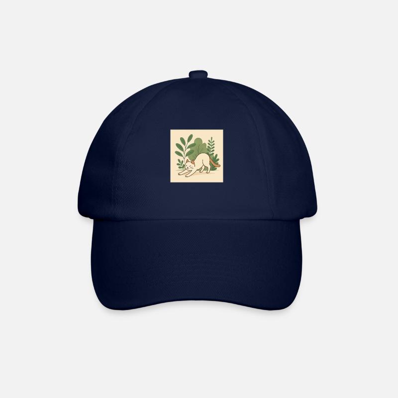 Cat - Baseball Cap - blue/blue