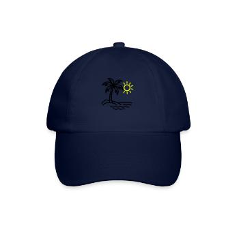 Palm Tree Beach Summer - Baseball Cap - blue/blue - Front
