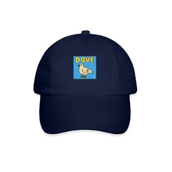 Dove - Frieden raus - Baseballkappe - Blau/Blau - Vorne