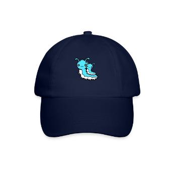 2 Caterpillar Family Mom Dad Child Baby Father Mother - Baseball Cap - blue/blue - Front