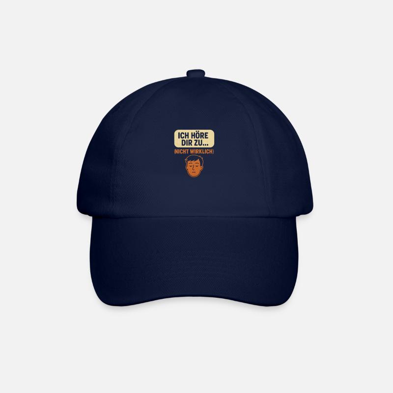 I'm listening to you... (not really) - Baseball Cap - blue/blue
