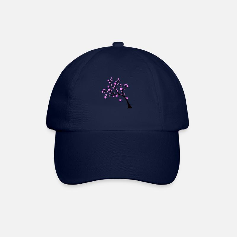 arbre de fleurs - Casquette classique - bleu/bleu