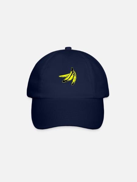warholish banana peel - Baseball Cap - blue/blue