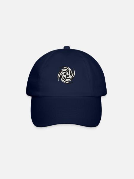 Swirl chess - Baseballkappe - Blau/Blau