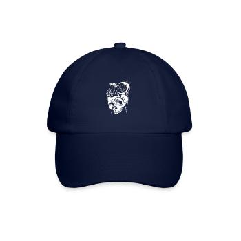 A Loud Mind - Overthinker - Baseballkappe - Blau/Blau - Vorne