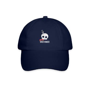 Overthinker - Chaos im Kopf - Baseballkappe - Blau/Blau - Vorne