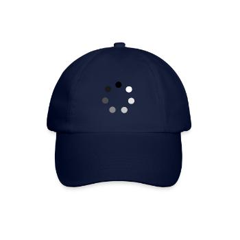 Ronde de sphères du blanc au noir - Casquette classique - bleu/bleu - Devant