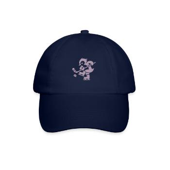 Pinguin Eishockey Minimalistische Spieler - Baseballkappe - Blau/Blau - Vorne