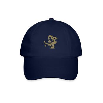 Pinguin Eishockey Minimalistische Spieler - Baseballkappe - Blau/Blau - Vorne