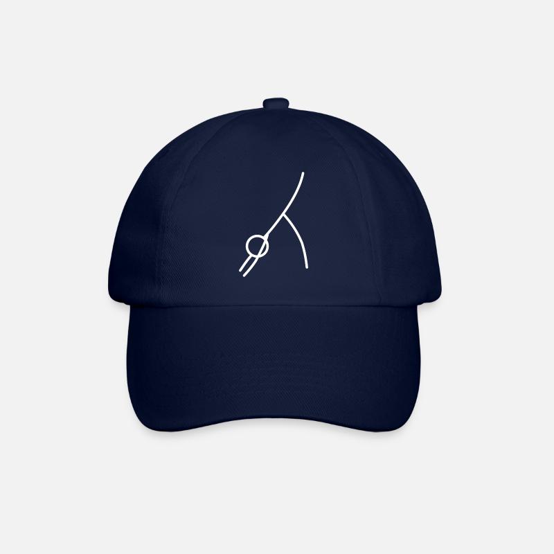 Yoga Übung - Baseballkappe - Blau/Blau