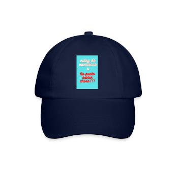ESTOY DE VACACIONES & NO PUEDO HABLAR AHORA - Casquette classique - bleu/bleu - Devant