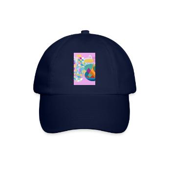 Formen und Muster - Baseballkappe - Blau/Blau - Vorne