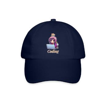 Coding Cutie: Anime Girl - Casquette classique - bleu/bleu - Devant