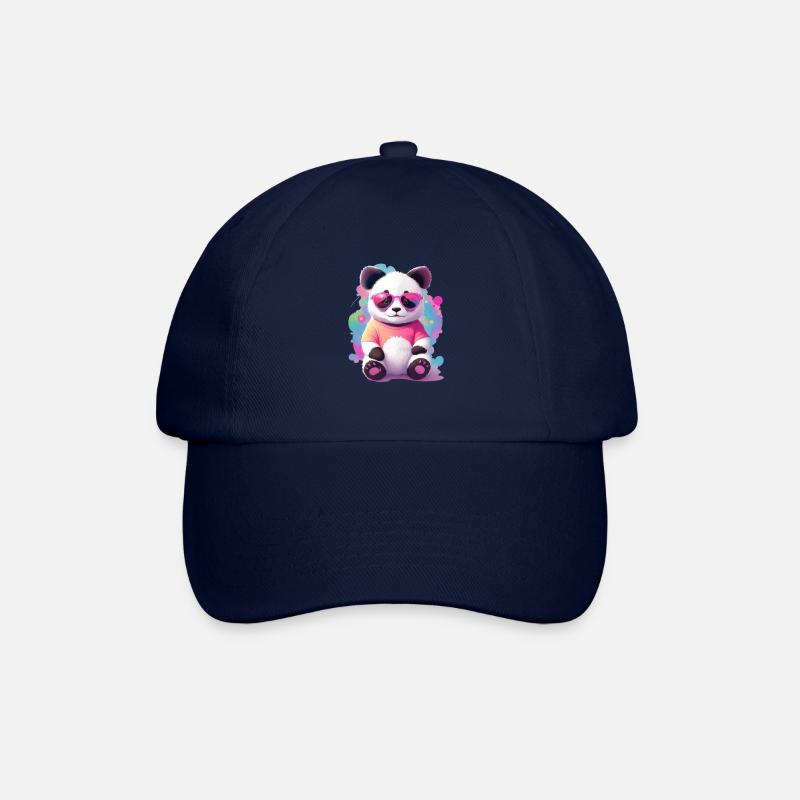 Panda - Baseball Cap - blue/blue