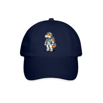 Dinosaurier Astronaut Illustration - Baseballkappe - Blau/Blau - Vorne